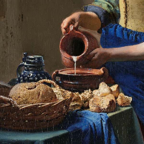 rijksmuseum - restaurant-cafe - The Milkmaid, Johannes Vermeer, c. 1660
