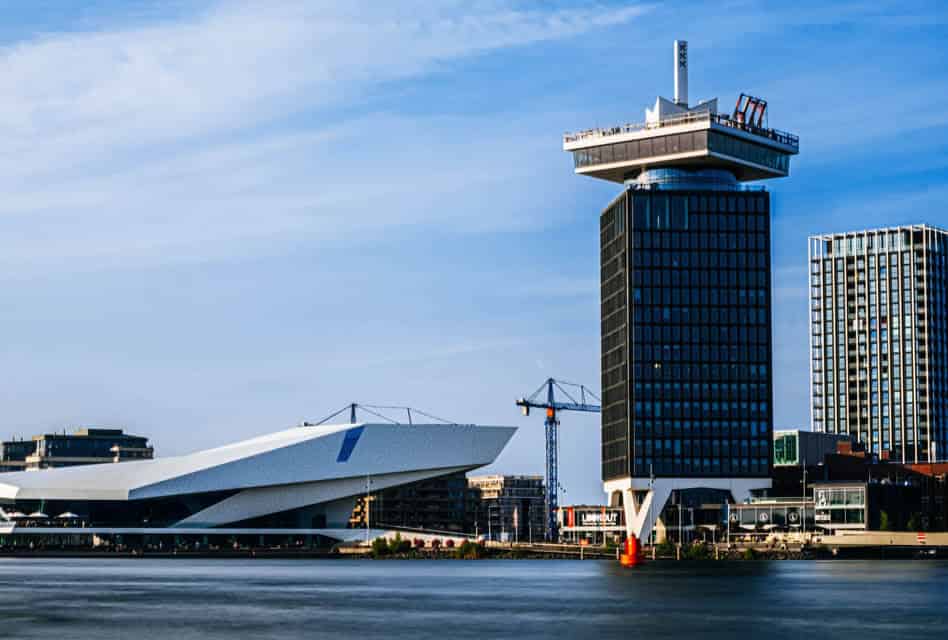 a'dam lookout amsterdam next to eyeful museum