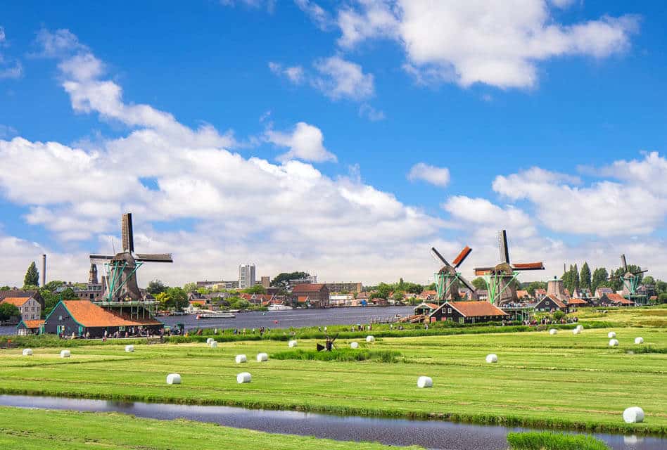 windmills amsterdam holland