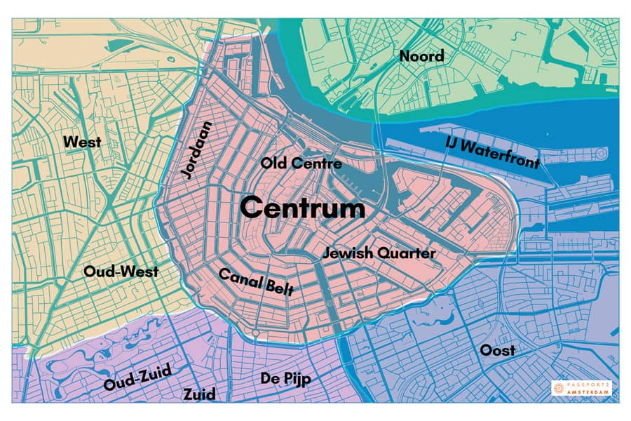 amsterdam area map