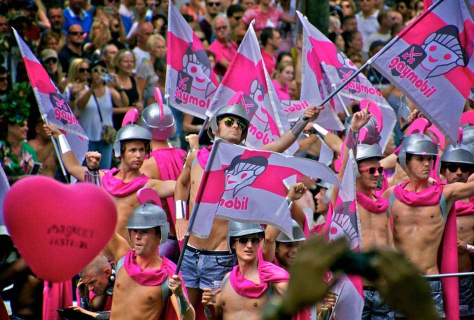 pride amsterdam canal boats