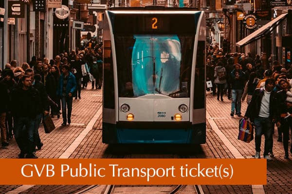 GVB Public Transport Ticket(s)