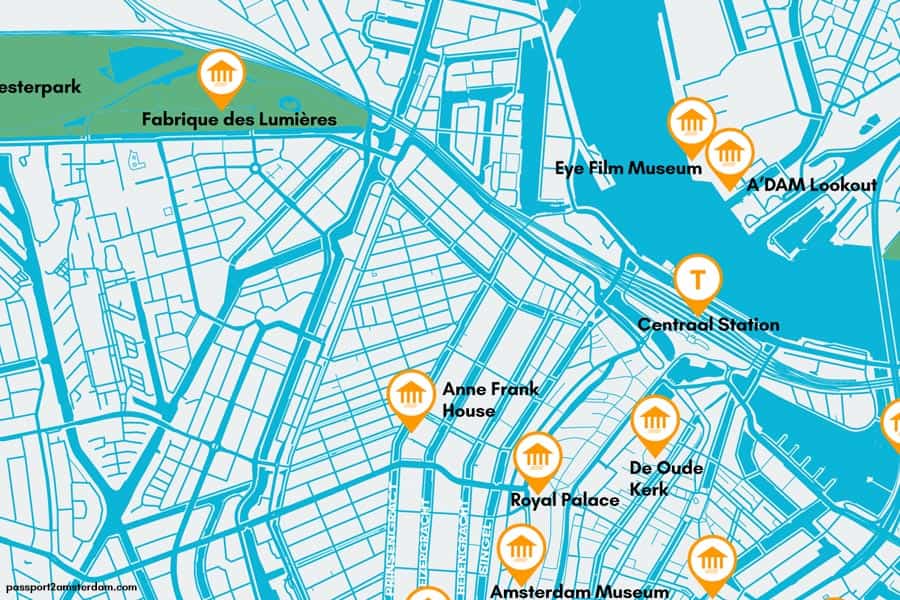 map to fabrique des lumieres amsterdam