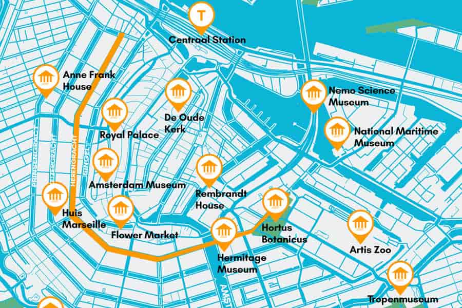 amsterdam herengracht canal map
