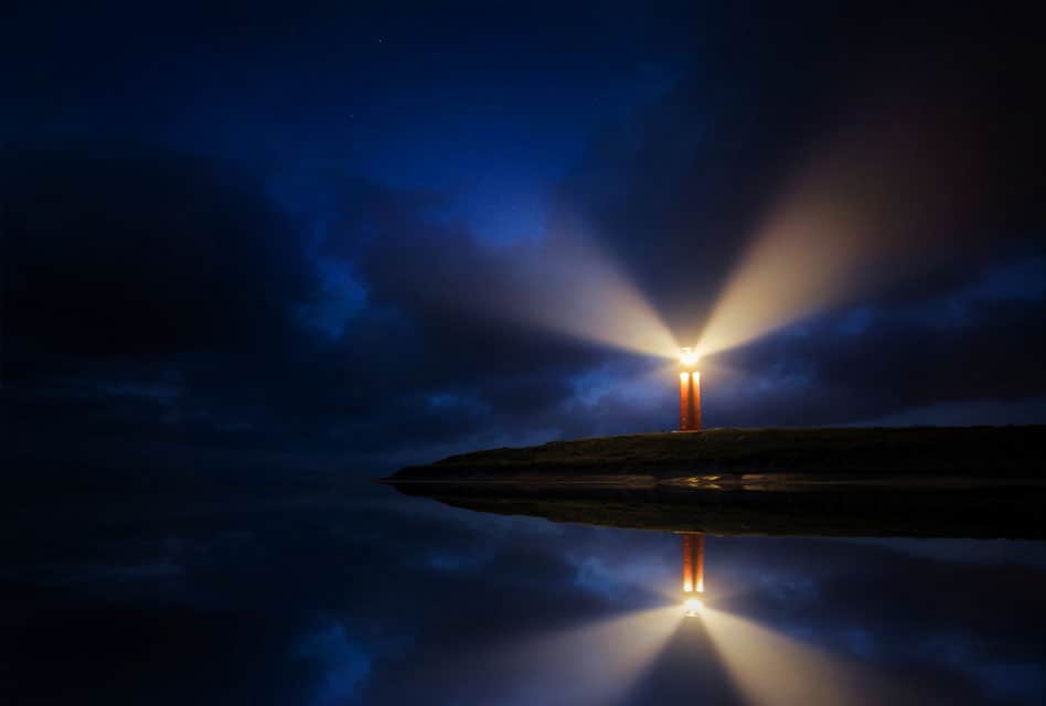 Eierland Lighthouse Texel Lighthouse night